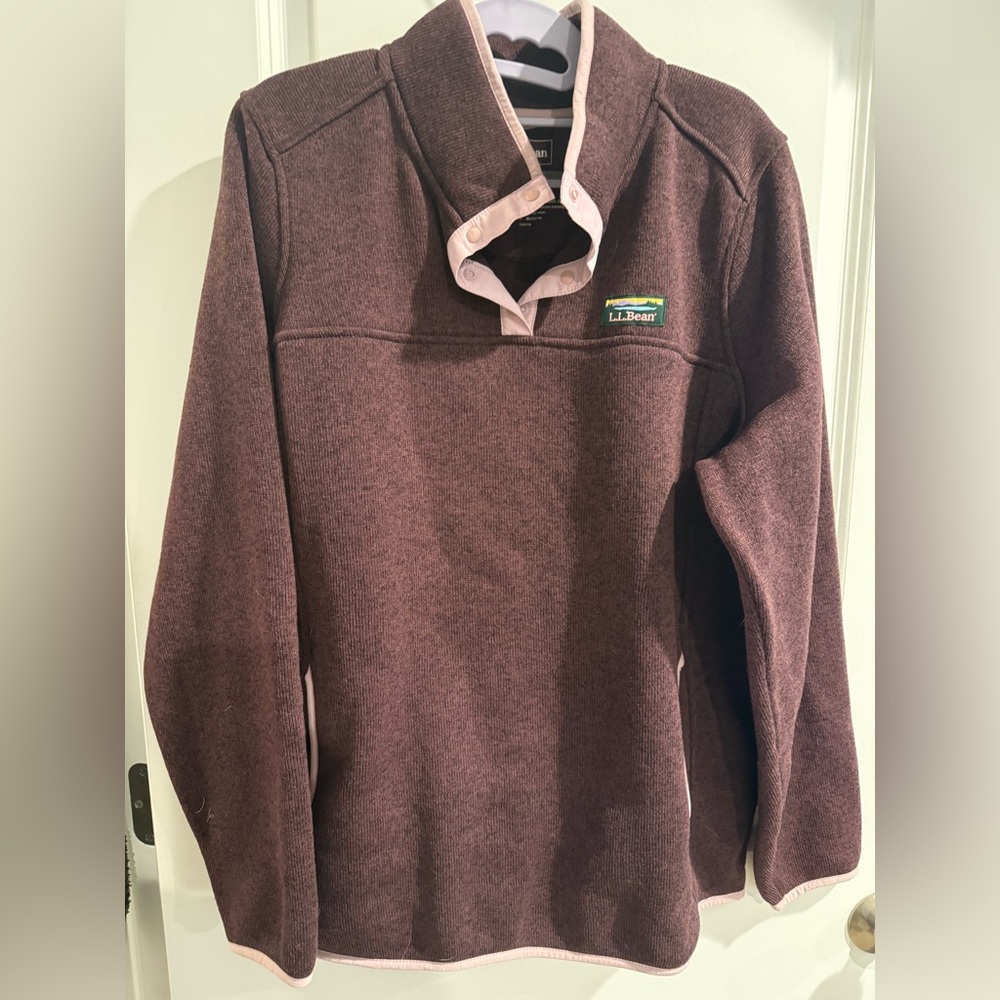 L.L. Bean Maroon Pullover XL